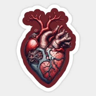 Anatomical heart Sticker